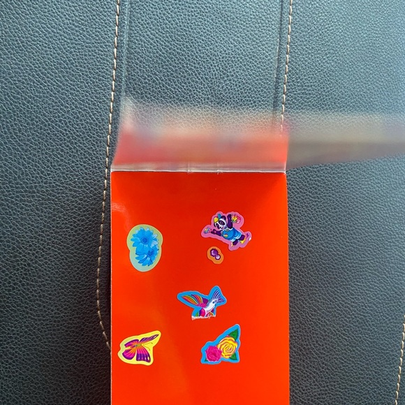 Lisa Frank Vintage Markie Sticker Book bill for size comparison & not included - Picture 4 of 12